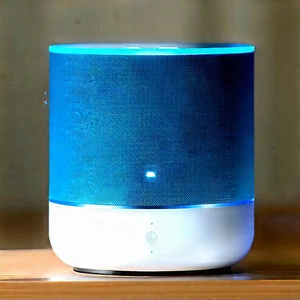 Smart Home Device With (digital:1.29) Artwork With Small Blue