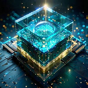 Tech Unreal Engine: Quantum computer with digital particles