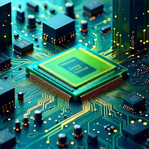 Circuit board with data streams