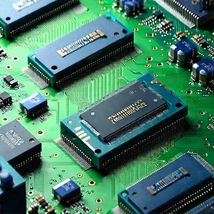 Close-up of memory module