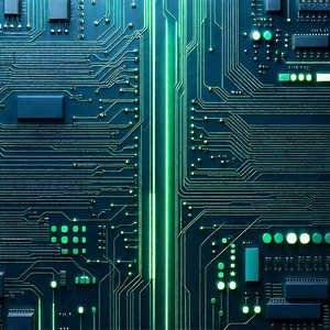 Circuit board with data streams