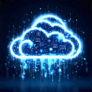 Cloud Computing Visualization With Cloud Shown