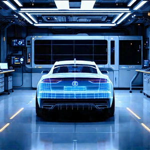 Automotive Technology In Modern Laboratory With Image, There