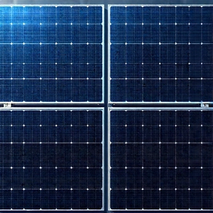 Solar panel with laser scanning
