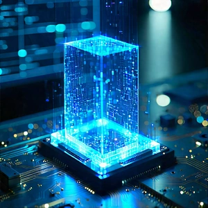 Quantum computer with holographic projection