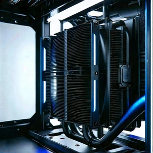 Close-up of cooling system
