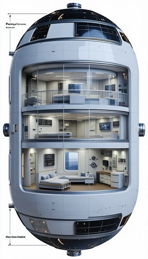 model futuristic space station
