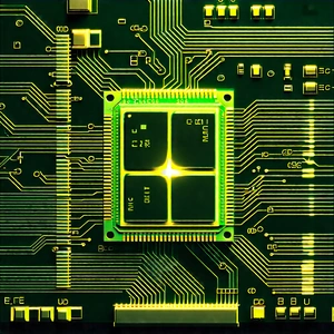Circuit board with laser scanning