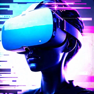 Vr headset with user interface