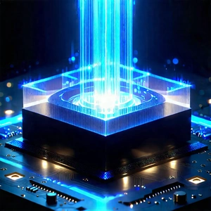 Quantum computer with holographic projection