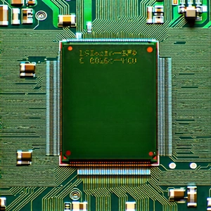 Close-up of electronic circuit