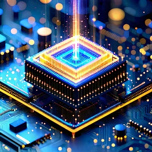 Quantum computer with digital particles