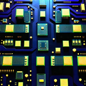 Close-up of sensor array