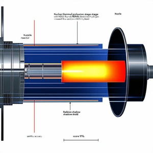 A Diagram Is Shown Of A Nuclear Reactor, With A Large Blue Circle In The Center
