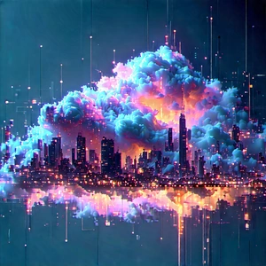 Cloud Computing Visualization With Painting City