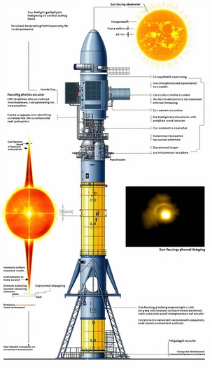 The Image Is A Diagram Of A Rocket, Showing Its Various Components And Their Functions