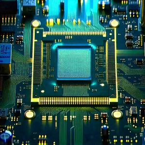 Circuit board with holographic projection