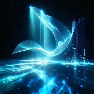 Big Data Visualization With Blue White