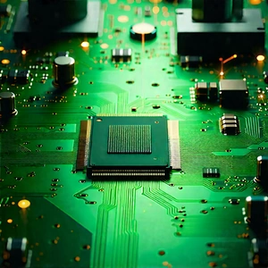 Circuit board with laser scanning