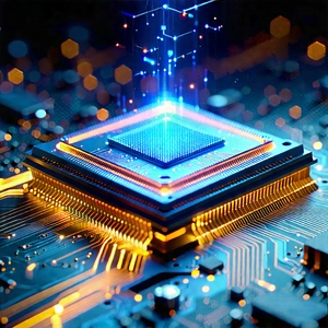 Microchip with laser scanning