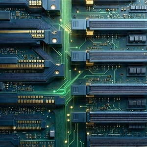 Close-up of memory module