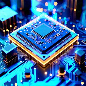 Microchip with holographic projection