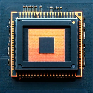 Microchip with laser scanning