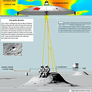 The Image Is A Diagram Showing The Relationship Between A Spacecraft And The Earth