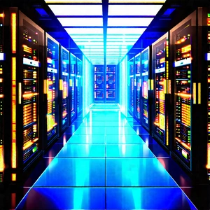 (futuristic:1.33) server room