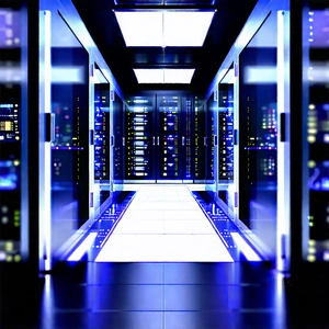 (futuristic:1.41) Server Room With Image, There