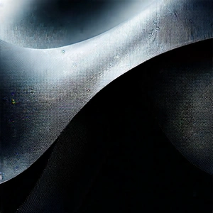 Abstract Black And White Photography: Macro View Of Material Interaction With Close-up Metal