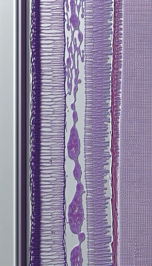 A Purple Liquid Flowing Through A Tube