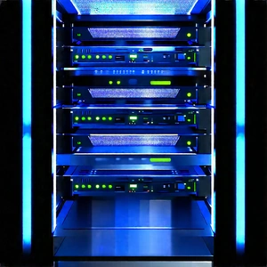 Server rack with digital particles