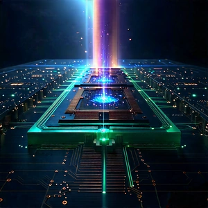 Quantum computer with data streams