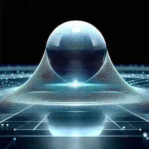 Quantum Computer With Digital Particles With Large, Round,