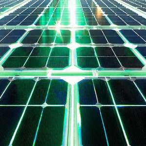Solar panel with holographic projection