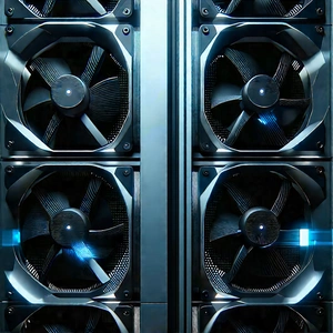 Close-up of cooling system