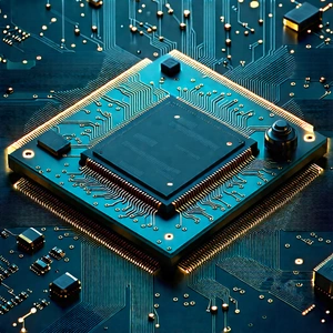 Microchip with digital particles