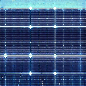 Solar panel with blue light (glow:1.14)