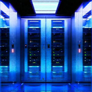 (futuristic:1.47) server room