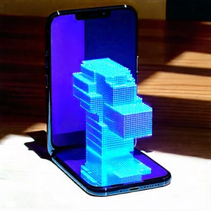 Smartphone With Holographic Display With Cell Phone