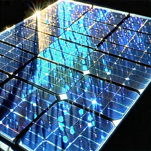 Solar Panel With Holographic Projection With Solar Panel