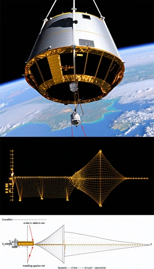 A Space Station With A Large Dome-shaped Structure, Which Appears To Be A Satellite