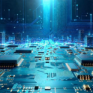 Circuit board with holographic projection