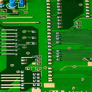 Circuit board with laser scanning