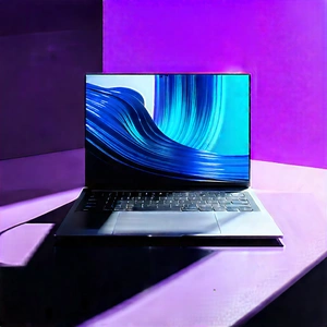 Laptop With Streaming Content With Laptop Computer