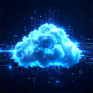 Cloud Computing Visualization With Blue Cloud