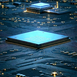 Circuit board with holographic projection