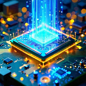 Circuit board with holographic projection