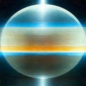Futuristic Research Laboratory With Blue Yellow